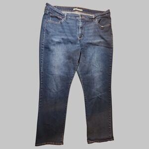 Levi's 314 Women's Jeans Plus Size 22W Stretch Shaping Straight Casual Travel